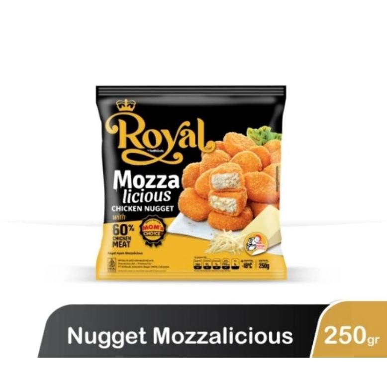 

Belfoods Royal Mozzalicious Chicken Nugget 250 gr (Halal) aSt