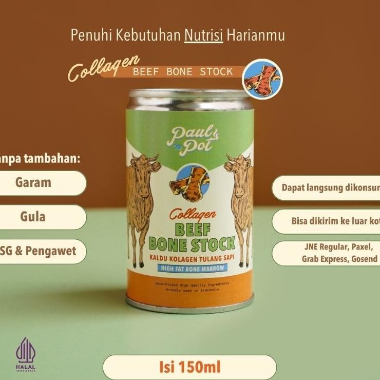 

Paul N Pot Beef Bone Sto Collagen 150Ml Kaldu Tulang Sapi Kolagen Halal Paulnpot Broth Sari Gtm