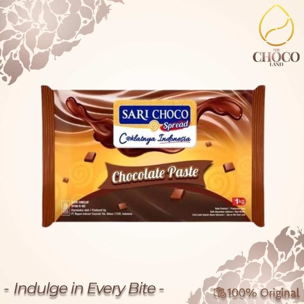 

Sari Choco Cokelat Pasta 1kg - Pasta Cokelat Premium untuk Baking & Topping aSt