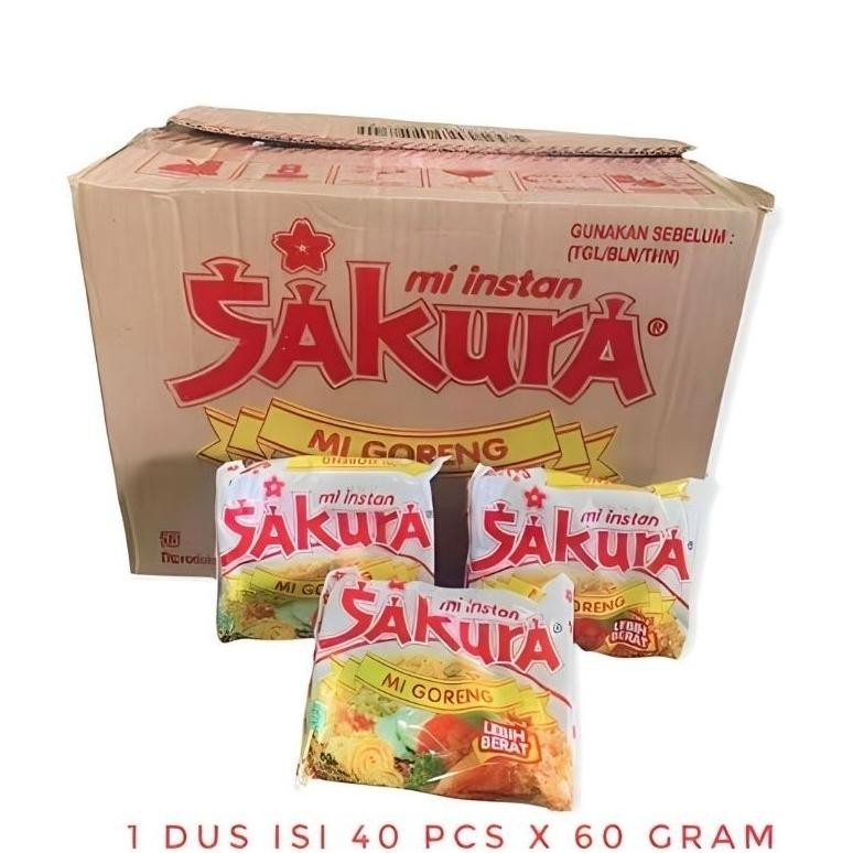 

Mie Sakura Goreng 1 Dus isi 40 aSt