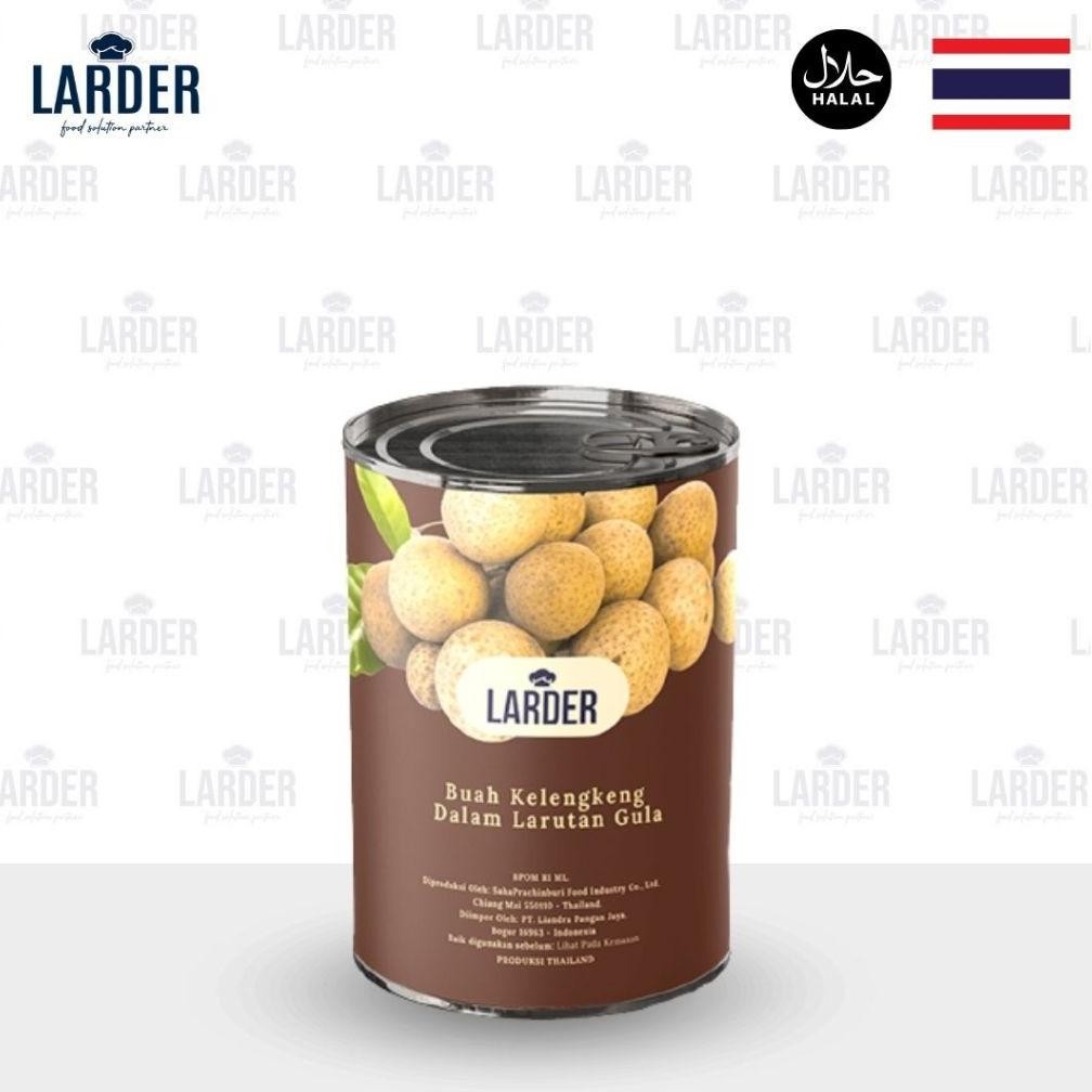 

Larder Longan Canned in Syrup 565g | Buah Kelengkeng Kalengan aSt