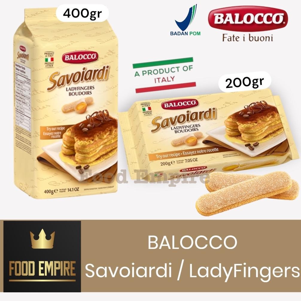 

BALOCCO Savoiardi - Biskuit Lady FInger Tiramisu - Ladyfingers Biscuit aSt