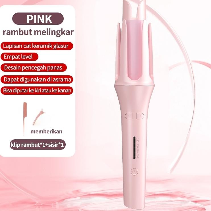 Penggulung Rambut Otomatis Seramik Cepat Memanas Penggulung Rambut Gulungan Besar 32Mm Penggulung Ra