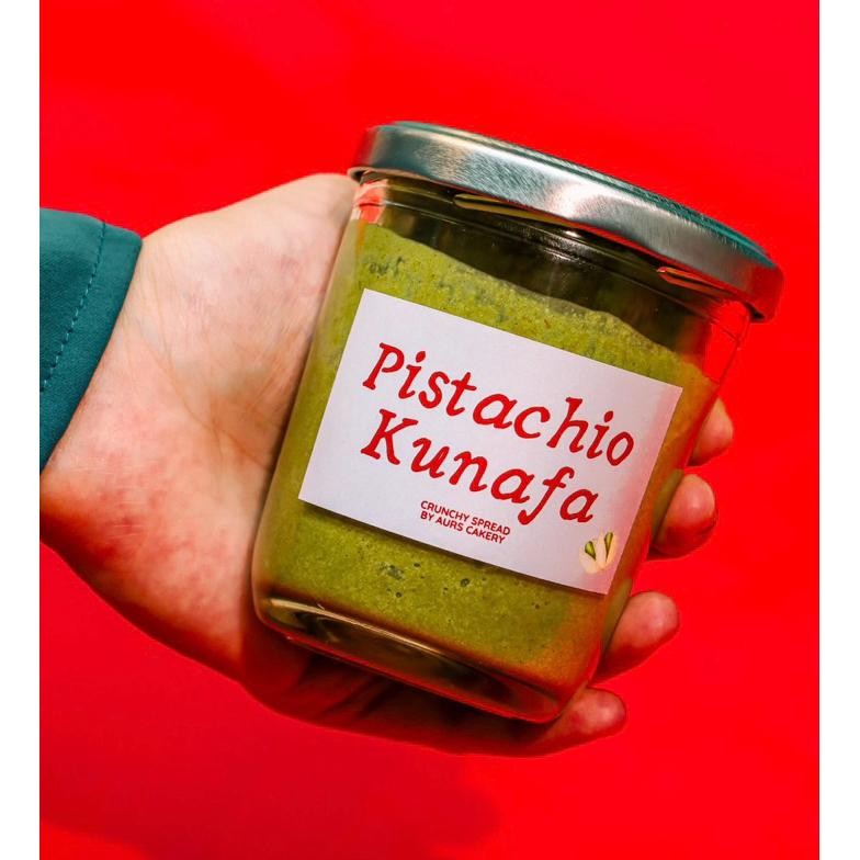 

Pistachio Kunafa Crunchy Spread by Aurs Cakery aSt