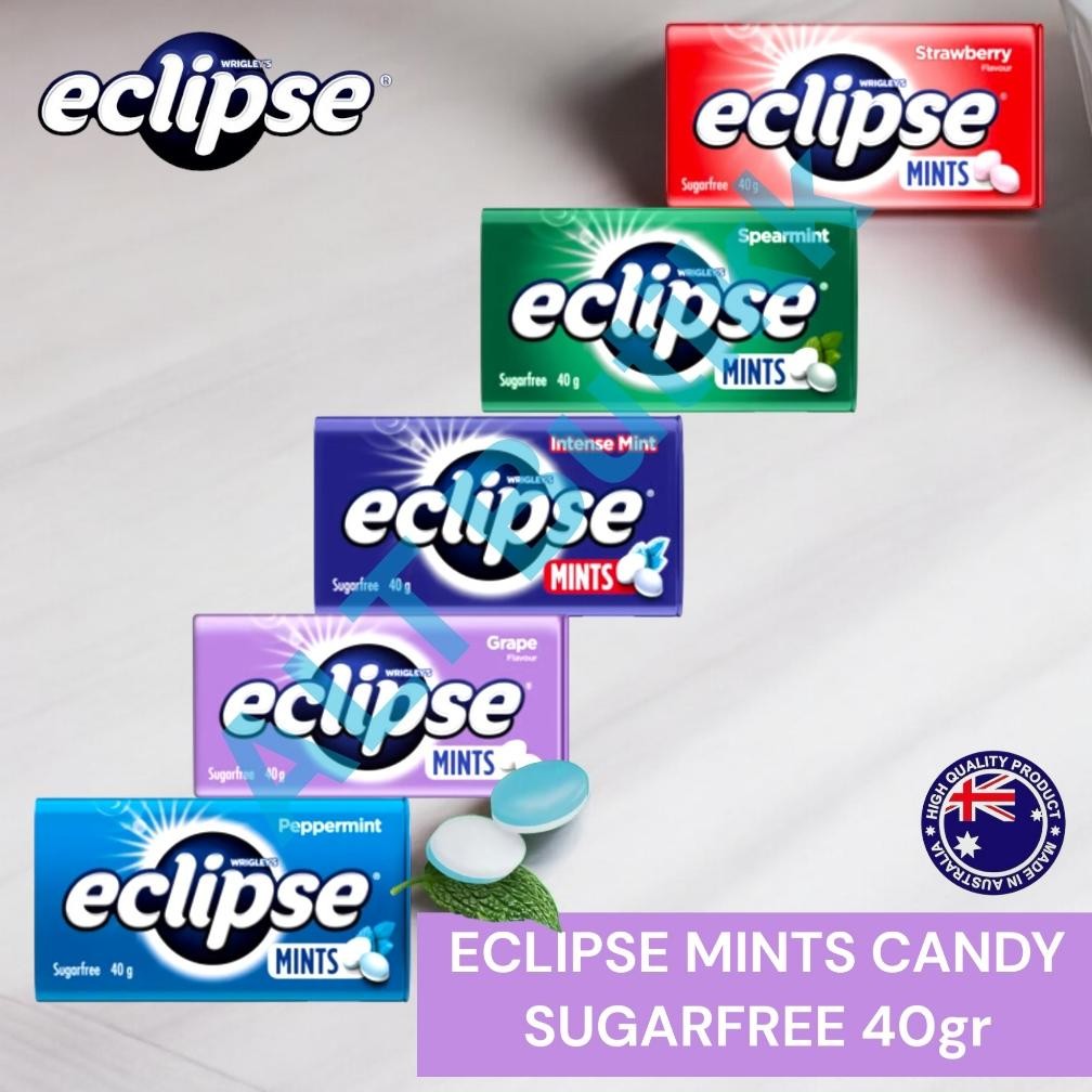 

ECLIPSE SUGAR FREE MINTS CANDY TIN 40 GR | PERMEN MINT | PRODUCT OF AUSTRALIA aSt