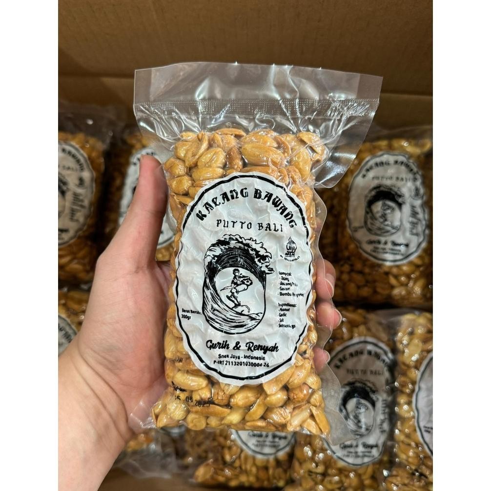 

Kacang Bawang Putto Bali 300GR / Kacang Kapri Bawang Bali Asin Gurih aSt