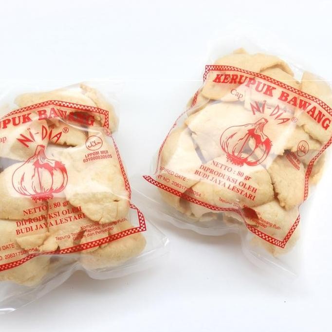 

#Paket Murah 6 Pcs# Kerupuk/Krupuk/Kripik Bawang Nidia 80 Gram