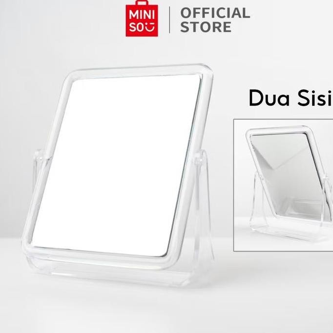 Murah Cermin Meja Lipat Portabel Miniso Dua Sisi Cermin Aesthetic Make Up
