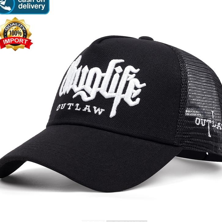 New Summer Topi Baseball Pria Topi TruerThuglife Sulaman Fashion Net Snapba Cap Hat Sport Outdoor To