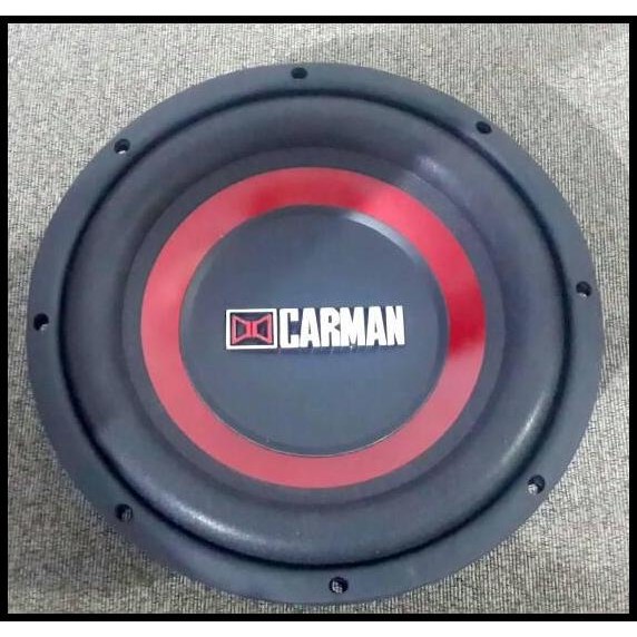 SPEAKER 10 INCH SUBWOOFER CARMAN DOUBLE COIL ( ORIGINAL ASLI )