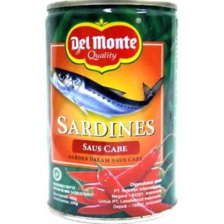

Sarden Delmonte Saus Cabe, Saus Tomat Kaleng Besar 425gr aSt