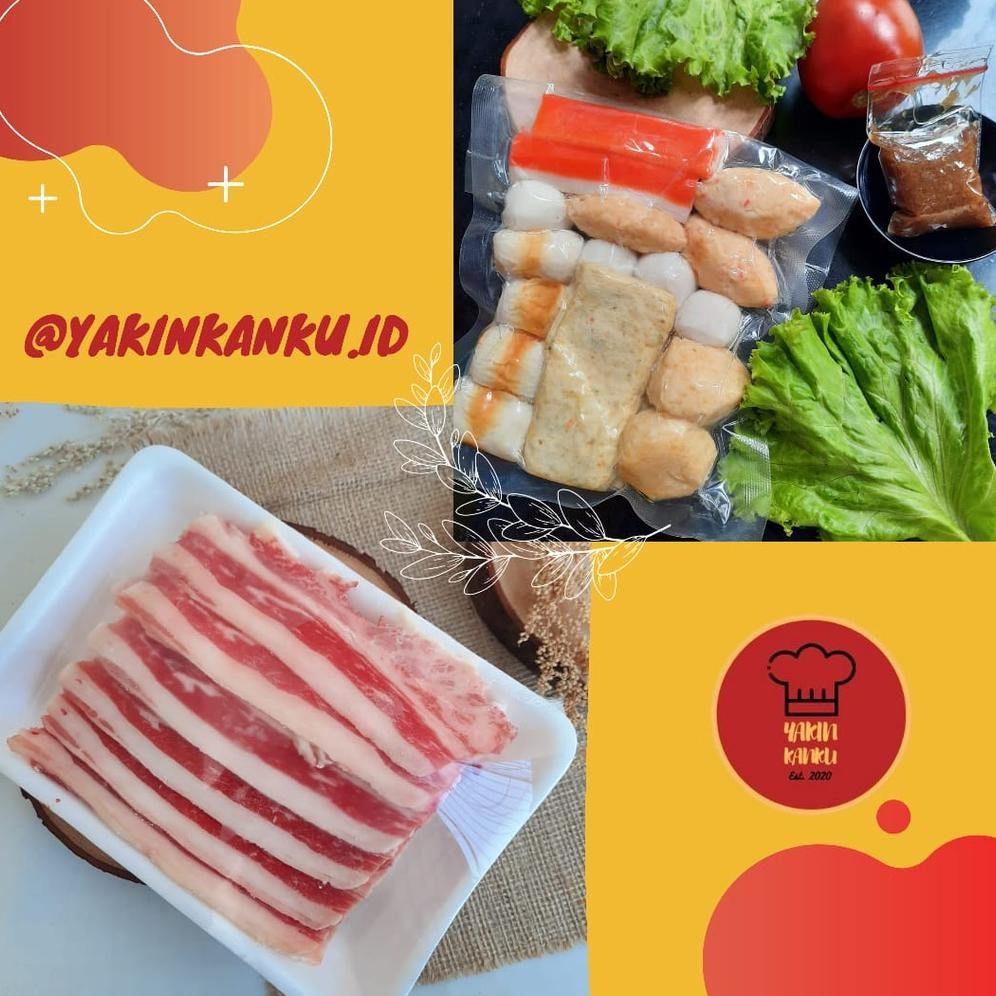 

BUNDLING BEEF US SHORTPLATE+PAKET HEMAT STEAMBOAT FREE BUMBU STEAMBOAT(3 VARIANT KALDU) aSt