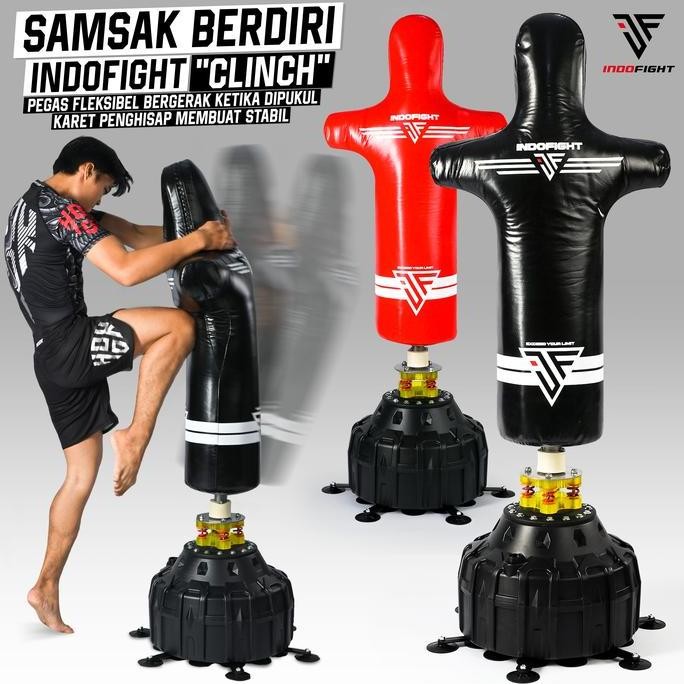 SAMSAK BERDIRI INDOFIGHT SANSAK TINJU ISI STANDING PUNCHING BAG SAMSAK TINJU BERDIRI SAMSAK BERDIRI 