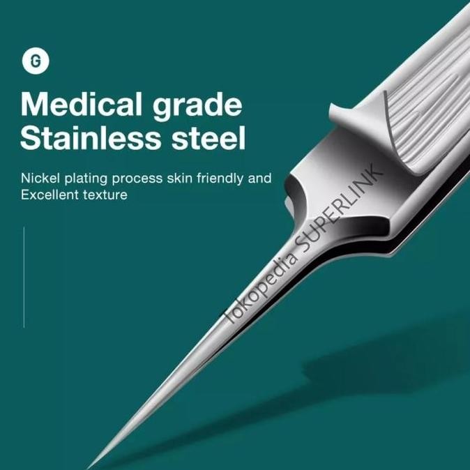 Sale Mr. Green Pinset Komedo Tweezer Acne Needle Jerawat Soligen Germany