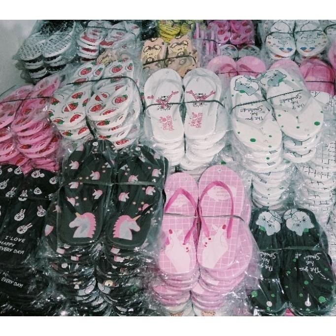 Sandal Spon Wanita Dewasa Jepit Lusinan Grosir 36 40.Cowok Dewasa Dan Baby