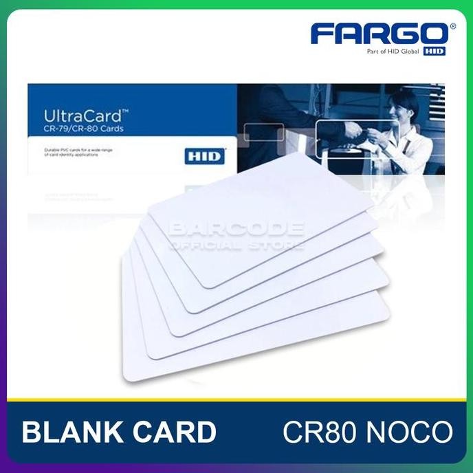 

TERLARIS - Kartu PVC Card Blank ID Ultracard Hid Noco CR80 Polos CR 80