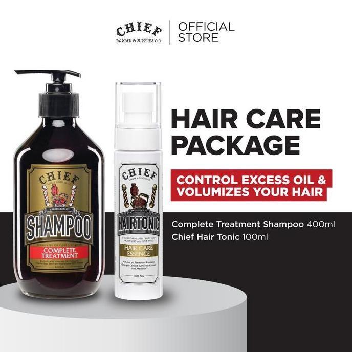 TERBARU - CHIEF Ramadan Fresh Hair Set - Chief Hairtonic 100ml & Chief Shampoo