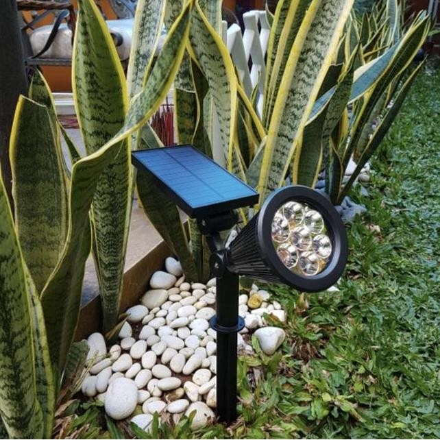 Lampu Sorot Taman Tenaga 7Mata Lampu Solar Cell 7Led
