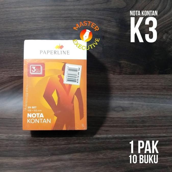 

DISKON! [PAK] PAPERLINE BUKU NOTA KONTAN KECIL 3 PLY NCR K3 | BUKU BON KECIL 3 RANGKAP