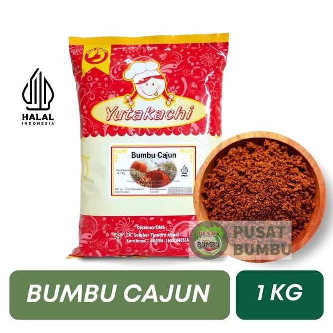 

DISKON! BUMBU CAJUN 1KG ORIGINAL REMPAH MASAKAN BBQ GRILL SERBAGUNA HALAL