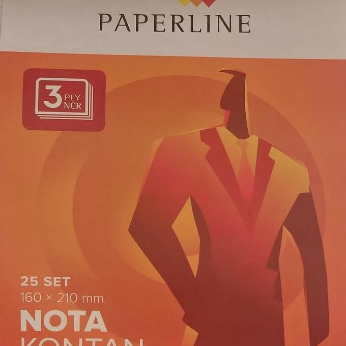 

DISKON! BUKU NOTA KONTAN BESAR PAPERLINE 3 PLY - 1 PACK ISI 10 BUKU