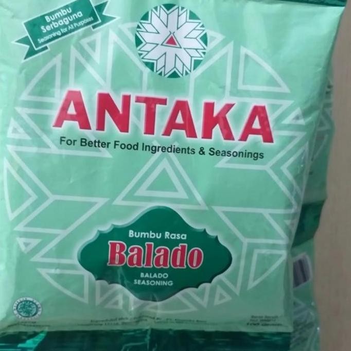 

DISKON! BUMBU TABUR ANTAKA RASA BALADO 10X100GR - PAKET BUMBU TABUR BALADO