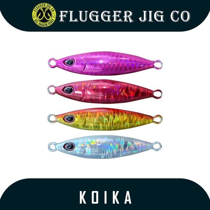 metal jig flugger koika 30gr jigging slow pitch stok terbatas