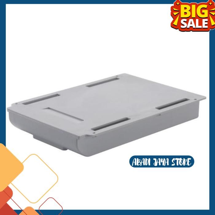 LACI DRAWER TEMPEL TAMBAHAN BAWAH MEJA TEMPAT SIMPAN UANG ALAT TULIS BY ABADI JAYA STORE