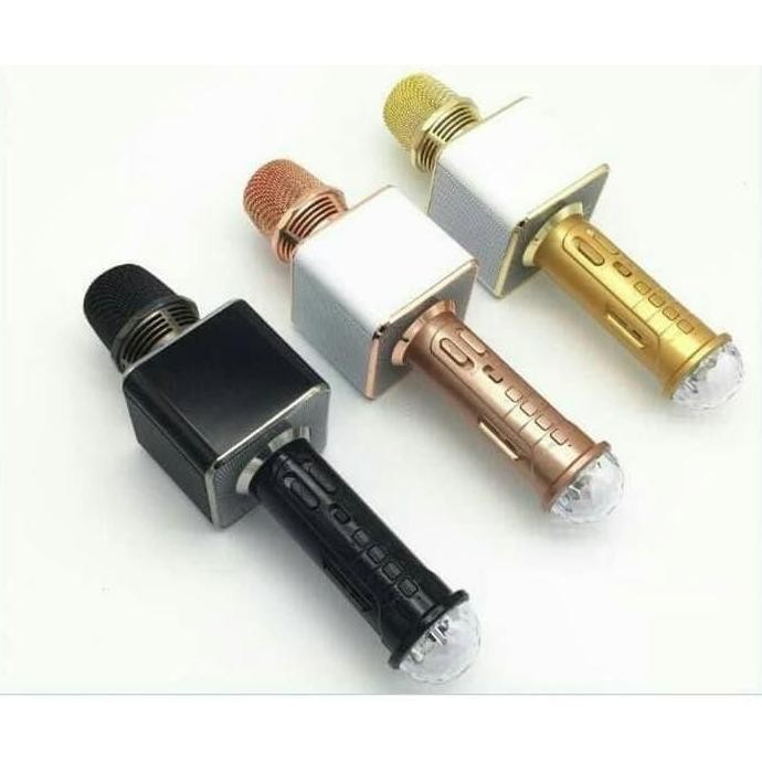 mic karaoke bluetooth speaker sd09l mic bagus smile joox karaoke mic