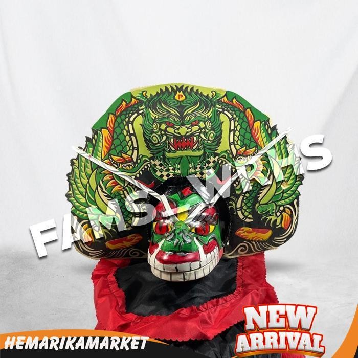 Barongan Anak Ukuran Tanggung Barongan Spons Devil Barongan Biru Dan Hijau Barongan Murah Jawa Timur