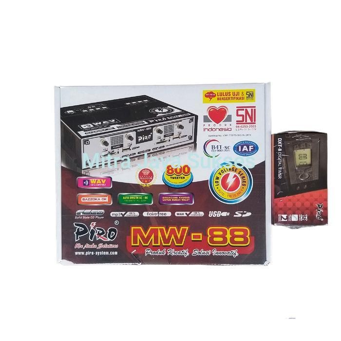 Paket Ampli Walet Piro MW 88 Anti Petir Plus Timer Piro On Off Suara Panggil