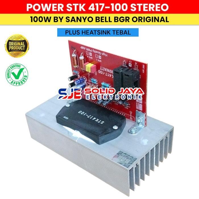 KIT POWER STK 417-100 STEREO 100W SANYOO AMPLIFIER STK417 100 W WATT STK463 STK465 463 465 140W  STK