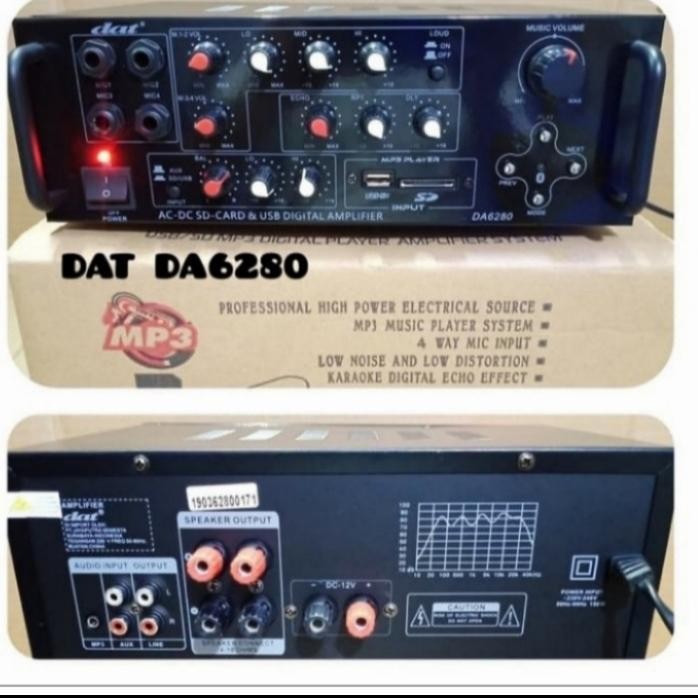 Amplifier Dat DA 6280 bluetooth USB DAT Original
