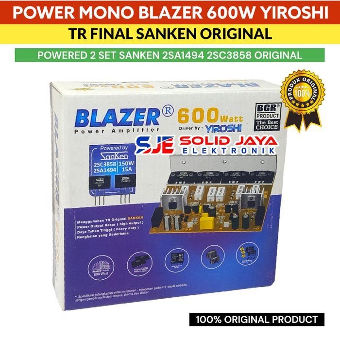 KIT POWER BLAZER BY YIROSHI 600W MONO 600 WATT TR SANKEN ASLI BELL BGR