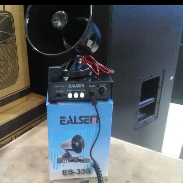 Speaker horn dan ampli ealsem es 33s jualan keliling