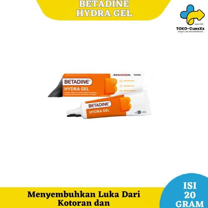 TERBARU - Betadine Hydra Gel 20 Gram Memudarkan Bekas Luka