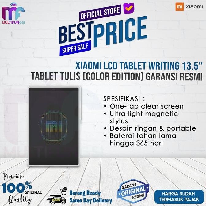 XiaomI LCD Tablet Writing 13.5" / Tablet Tulis (Color Edition) Garansi Resmi