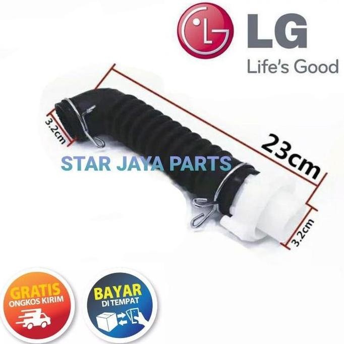 Selang karet Drain Dalam mesin cuci LG 1 Tabung Turbo Drum READY