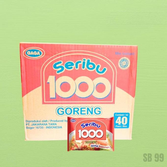 

MIE GAGA 1000 Goreng dan Kuah 1 dus isi 40 LA