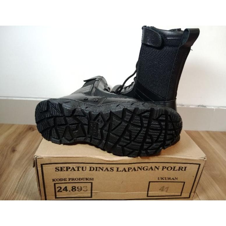Sepatu PDLT dan ResinTel Jatah POLRI Asli 100%