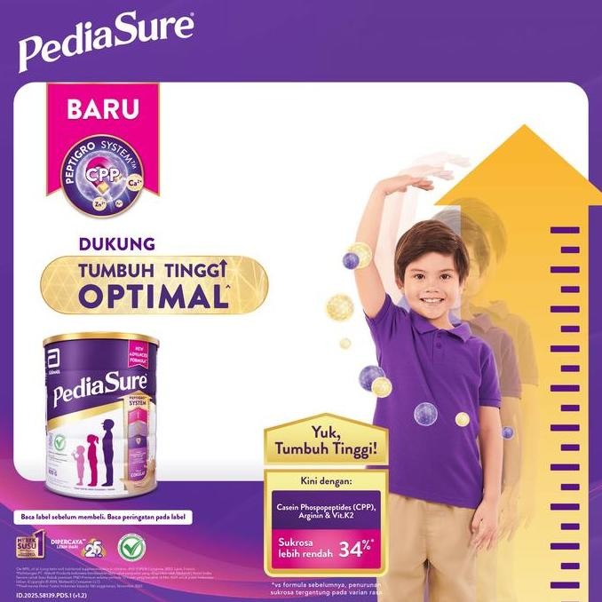 

PediaSure Vanila 1x800 g (1-10th) - Nutrisi Pertumbuhan LM