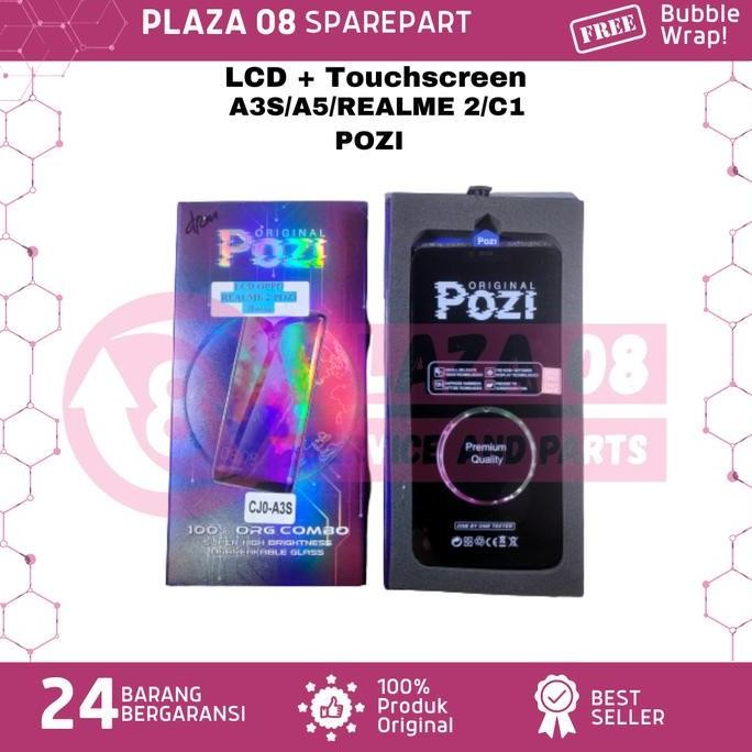 LCD + Touchscreen OPPO A3S/A5/REALME 2/C1 (POZI)