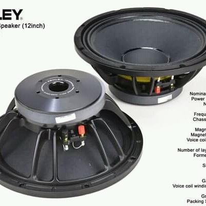 speaker system ashley v12c3 1oinch ORYGINAL ASHLEY