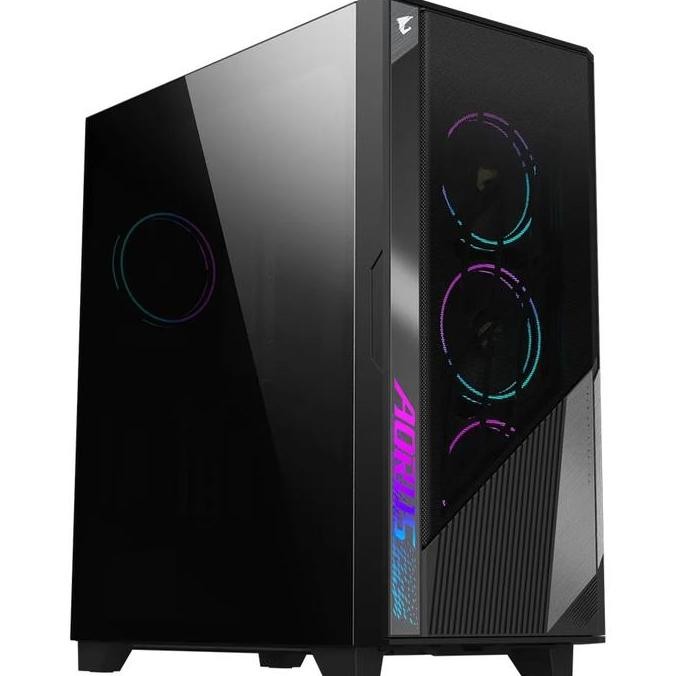 TERBARU - GIGABYTE AORUS C500 GLASS MID TOWER PC CASE CASING GAMING CHASSIS GB-AC500GST