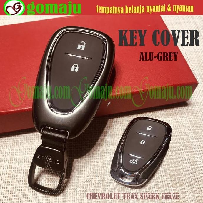 CHEVROLET ALU Key Cover Trax Spark Case Smartkey Chevrolet Cruze-Grey PROMO