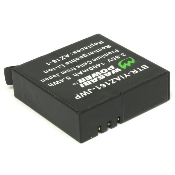 Wasabi Power Baterai For Xiaomi Yi 2 4K 4K+ Lite Yi2 Yi4K Yi4K+ Yilite