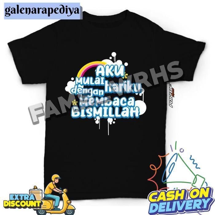 Baju Kaos Anak Islami Distro Laki Perempuan Ngaji Jawa Timur