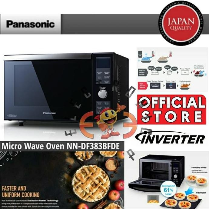 NEW Panasonic NNDF 383B Microwave Oven Inverter Grill - 23 L