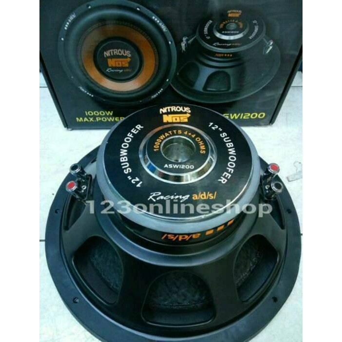 Subwoofer ADS 12 INCH Nitrous 1000 watt double coil