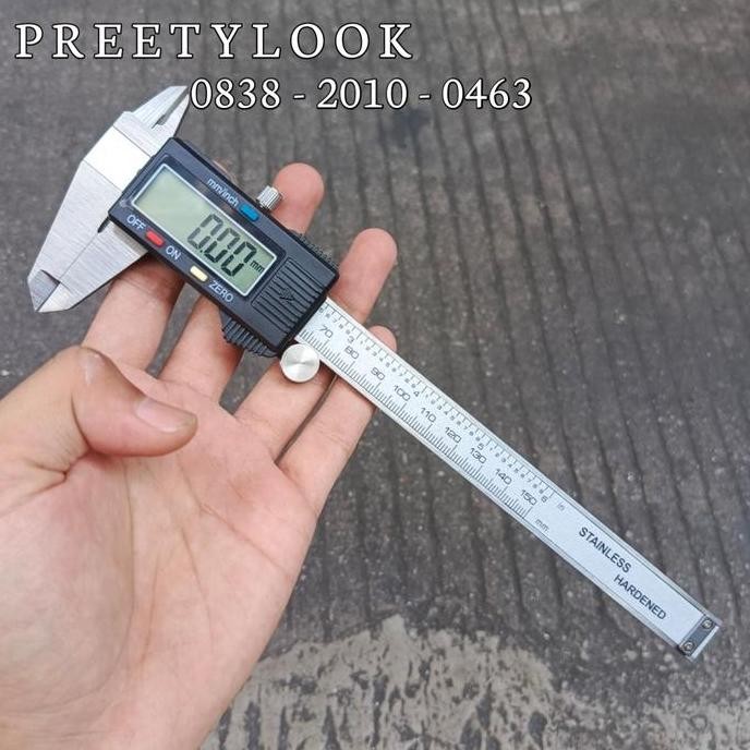 

Sigmat - Jangka Sorong Digital Caliper 6 Inch Elektrik 0-150 Mm